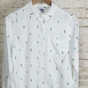 Cactus Button Down